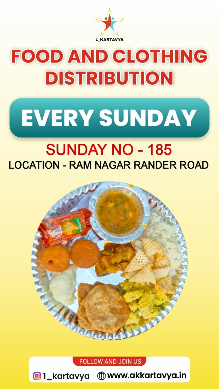 Meal Distribution | AkKartavya Photo Gallery