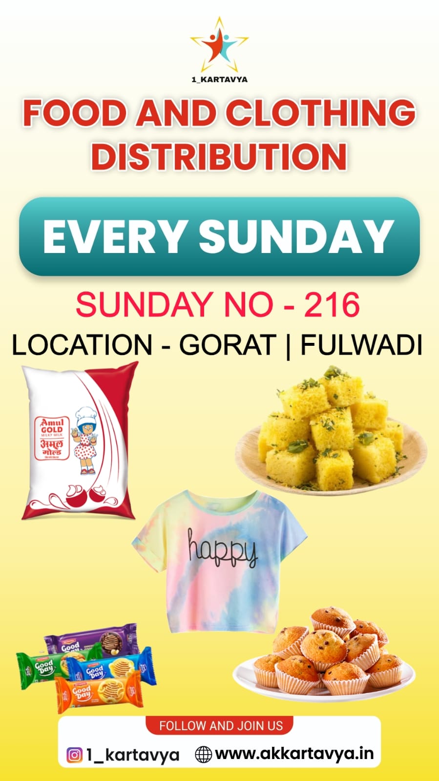 Food Distribution | AkKartavya Photo Gallery