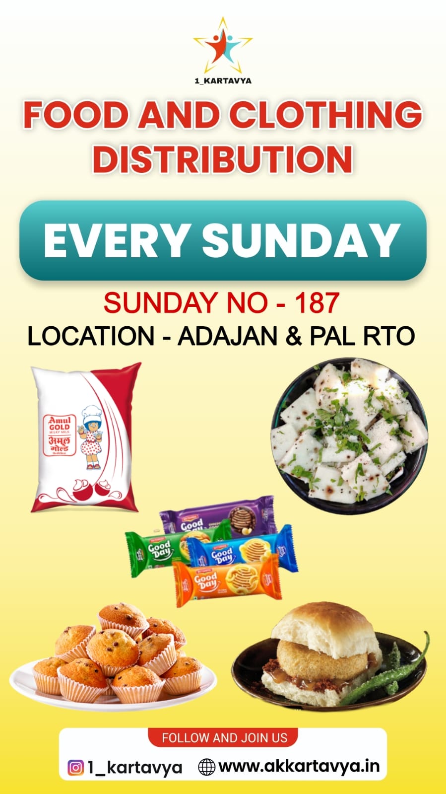 Food Distribution | AkKartavya Photo Gallery