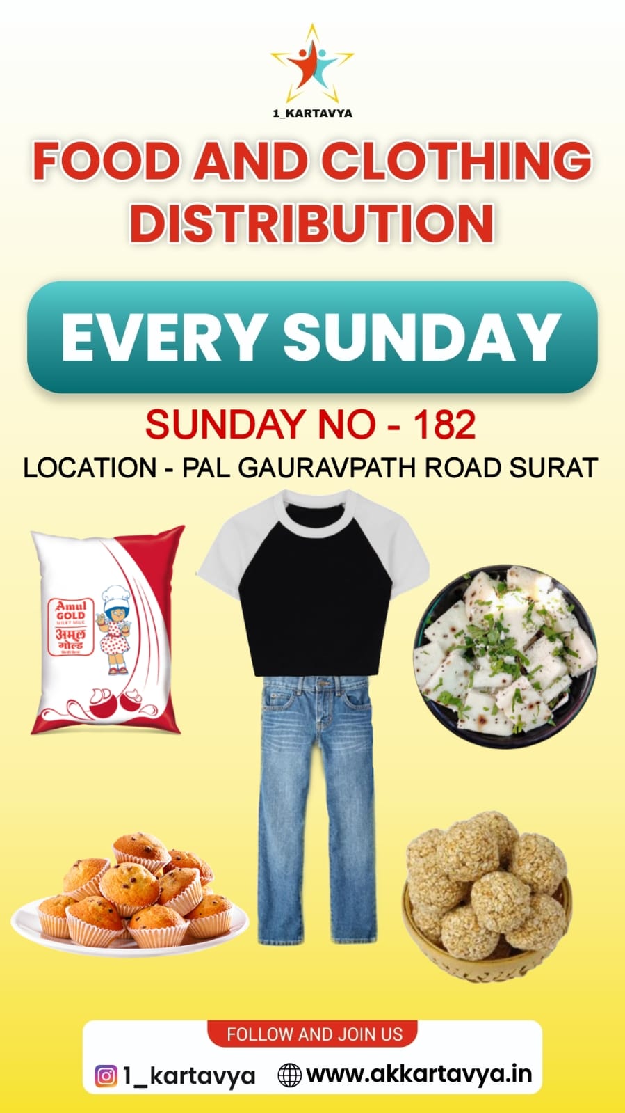 Food Distribution | AkKartavya Photo Gallery